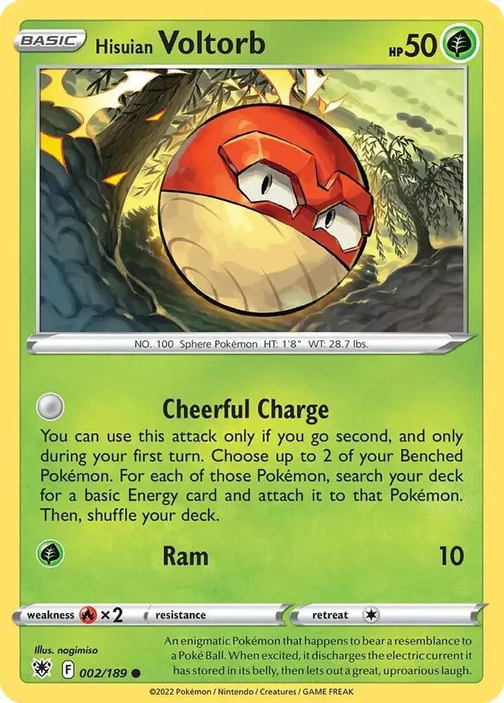 Hisuian Voltorb — Deck Exclusives — Pokemon