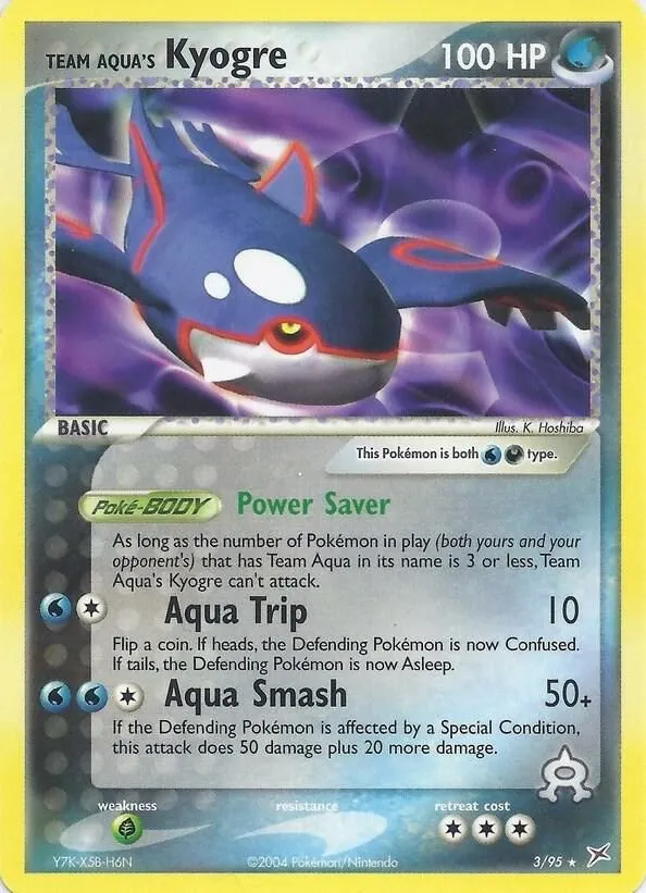 Team Aqua's Kyogre — Deck Exclusives — Pokémon