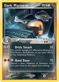 Dark Marowak — Deck Exclusives — Pokemon