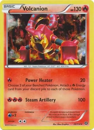 Volcanion — Deck Exclusives — Pokemon
