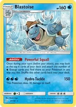 Blastoise — Deck Exclusives — Pokemon