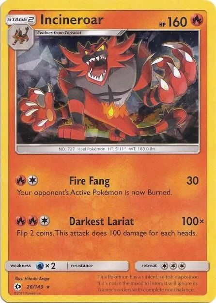 Incineroar — Deck Exclusives — Pokemon