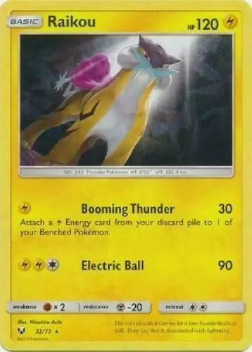 Raikou — Deck Exclusives — Pokemon