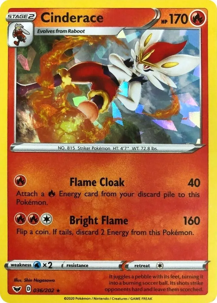 Cinderace — Deck Exclusives — Pokémon