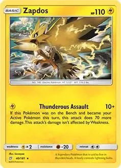 Zapdos — Deck Exclusives — Pokemon