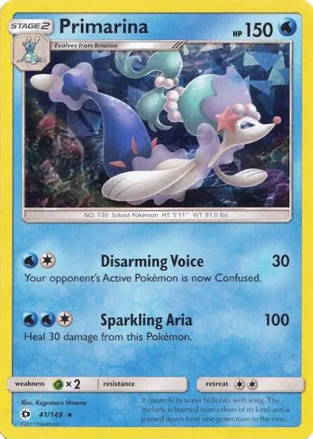 Primarina — Deck Exclusives — Pokemon