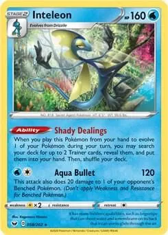 Inteleon — Deck Exclusives — Pokémon