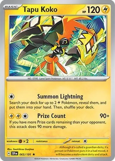 Tapu Koko — Deck Exclusives — Pokemon