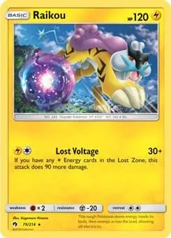 Raikou — Deck Exclusives — Pokemon