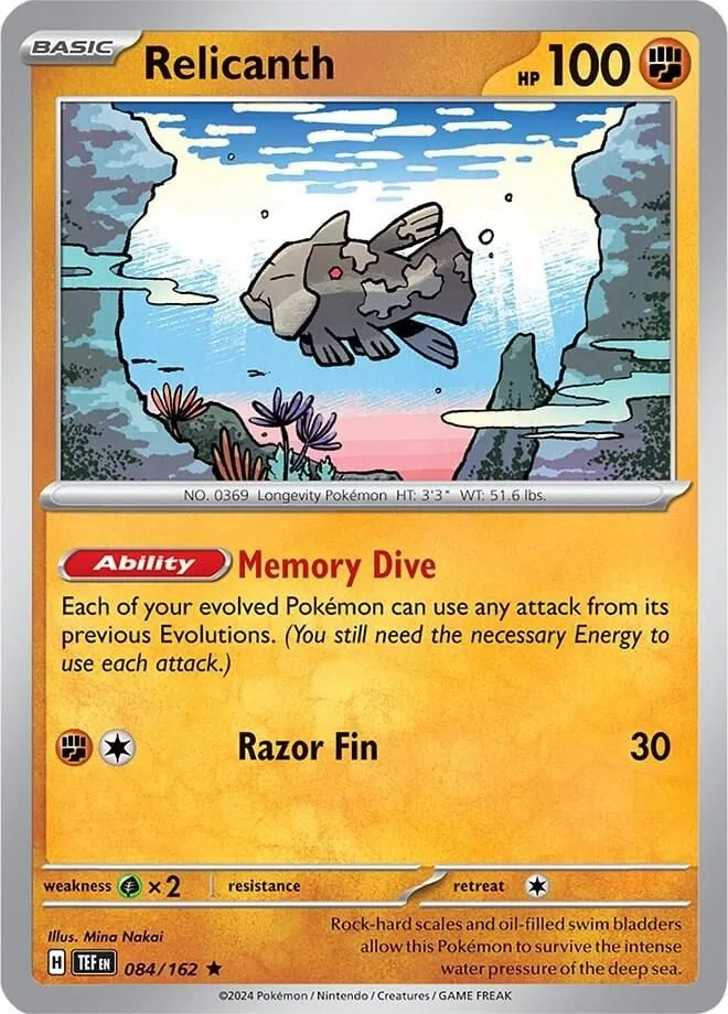 Relicanth — Deck Exclusives — Pokémon