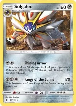 Solgaleo — Deck Exclusives — Pokemon