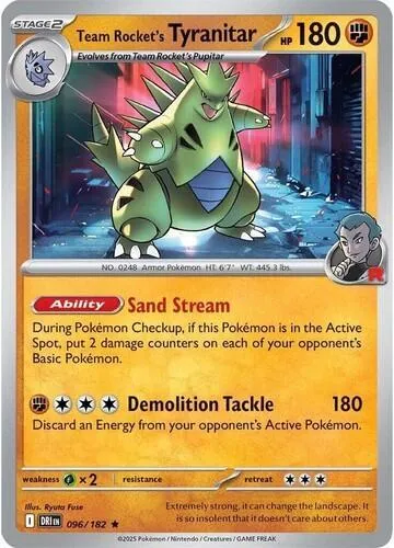 Tyranocif de la Team Rocket — Deck Exclusives — Pokemon