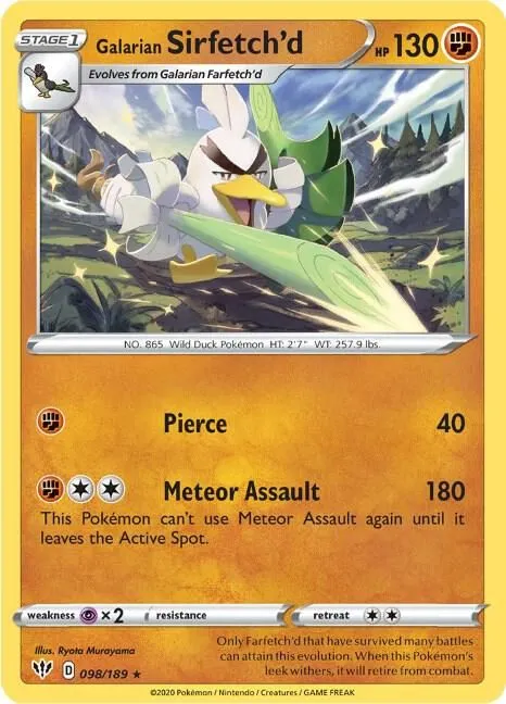 Galarian Sirfetch'd — Deck Exclusives — Pokemon