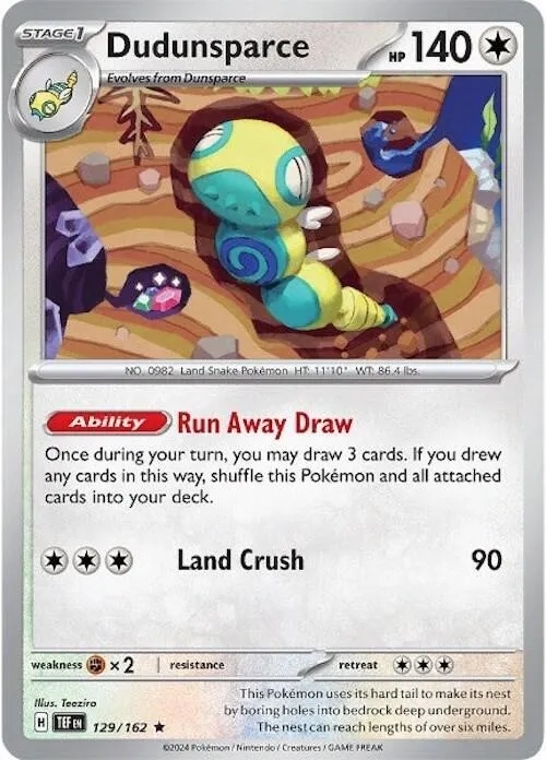 Dudunsparce — Deck Exclusives — Pokemon