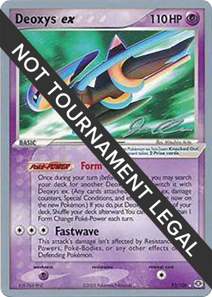 Deoxys ex — World Championship Decks — Pokemon