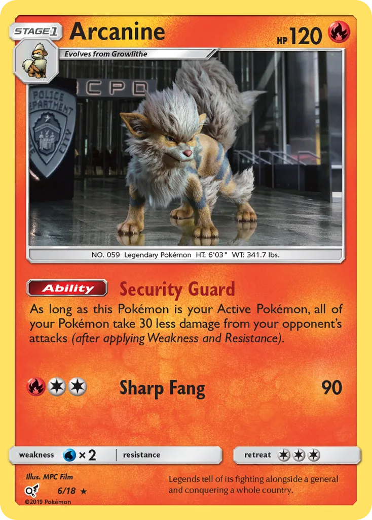 Arcanine — Detective Pikachu — Pokémon