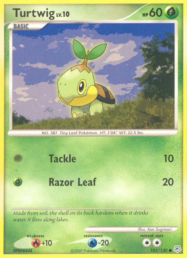Turtwig — Diamond and Pearl — Pokémon