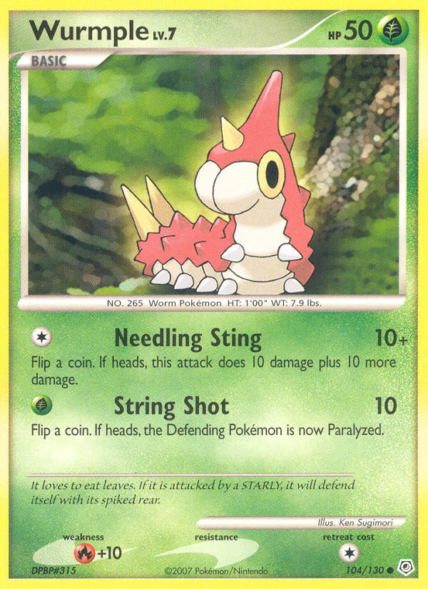 Wurmple — Diamond and Pearl — Pokémon