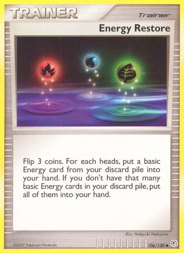 Restauration d'énergie — Diamond and Pearl — Pokémon