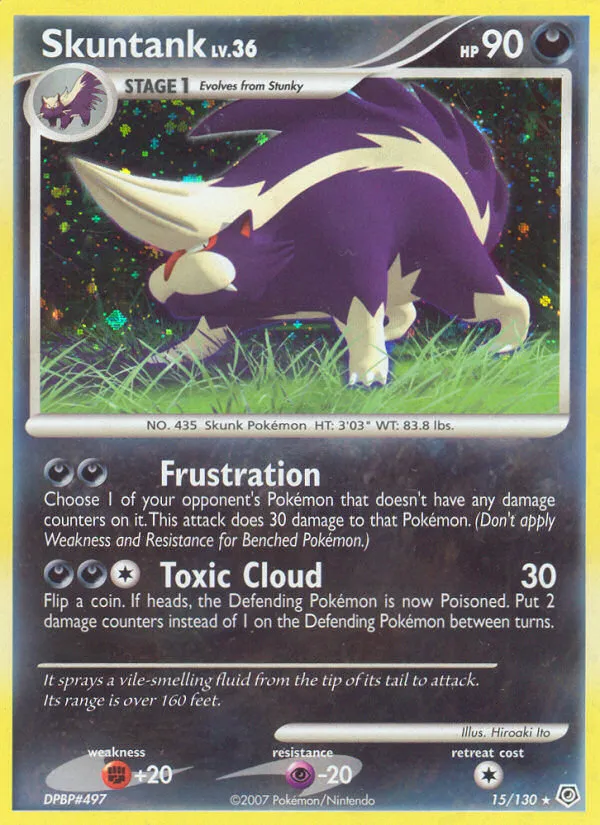 Skuntank — Diamond and Pearl — Pokémon