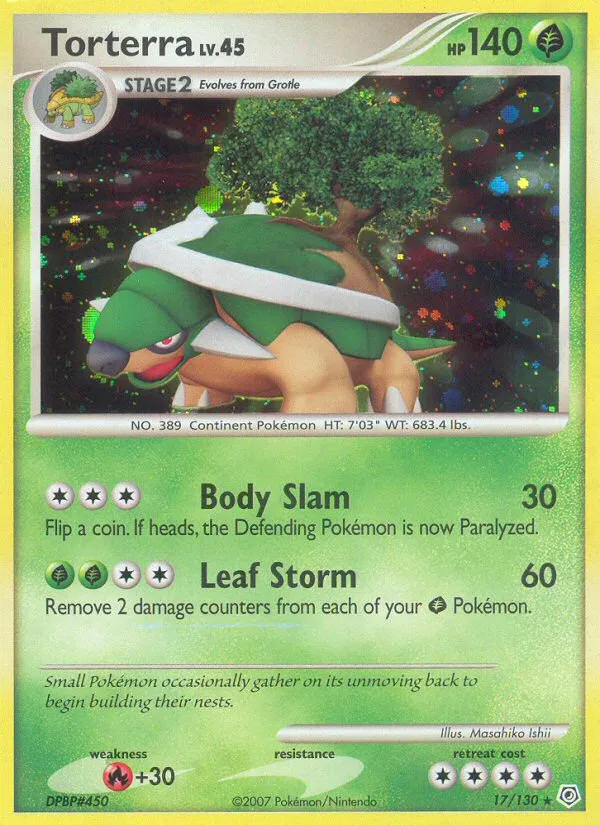 Torterra Lv.45 — Diamond and Pearl — Pokémon