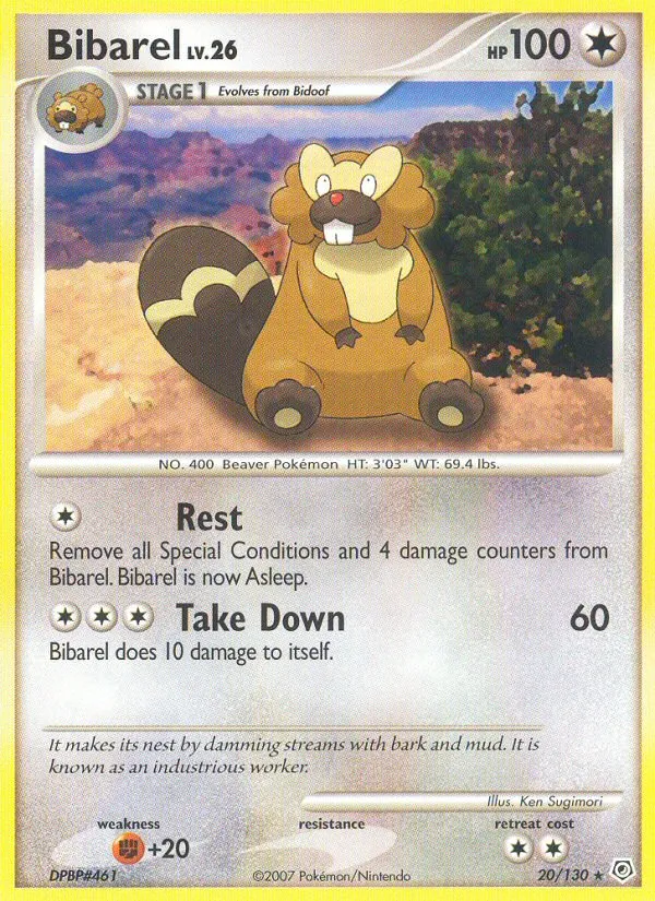 Castorno Lv.26 — Diamond and Pearl — Pokemon