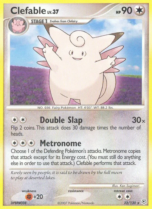 Melodelfe Lv.37 — Diamond and Pearl — Pokémon