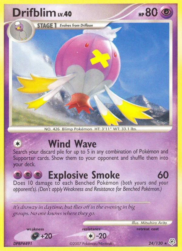 Grodrive Lv.40 — Diamond and Pearl — Pokemon