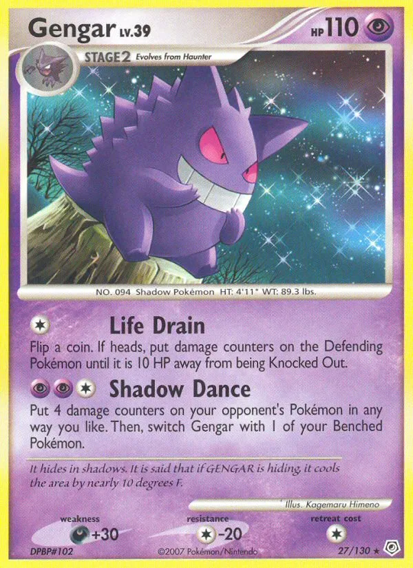 Gengar — Diamond and Pearl — Pokemon