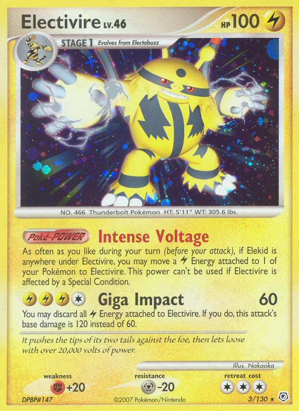 Electivire — Diamond and Pearl — Pokemon
