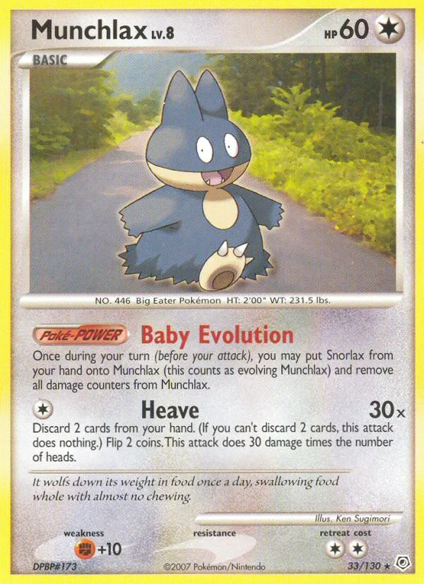 Munchlax — Diamond and Pearl — Pokémon