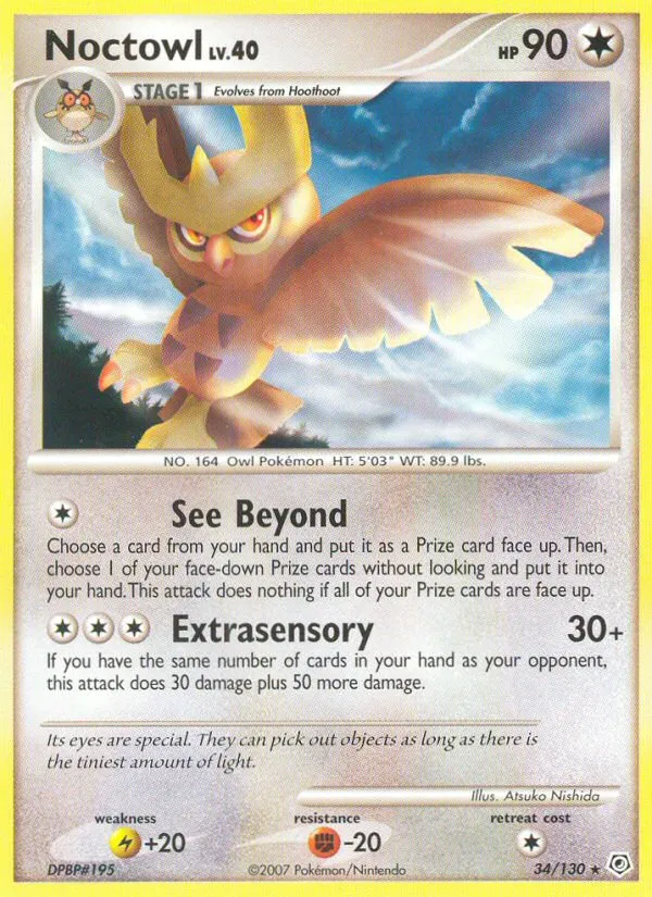 Noarfang Lv.40 — Diamond and Pearl — Pokémon