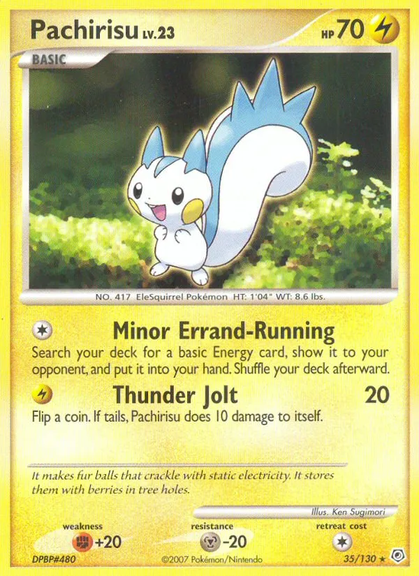 Pachirisu Lv.23 — Diamond and Pearl — Pokemon