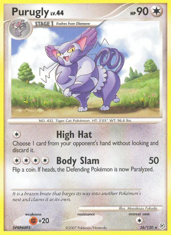 Chaffreux Lv.44 — Diamond and Pearl — Pokemon