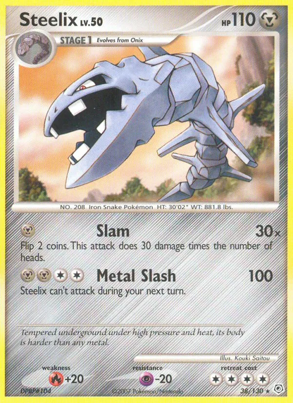 Steelix Lv.50 — Diamond and Pearl — Pokémon