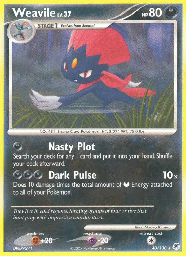 Dimoret Lv.37 — Diamond and Pearl — Pokemon
