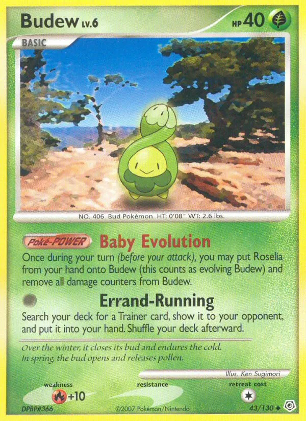 Budew — Diamond and Pearl — Pokémon