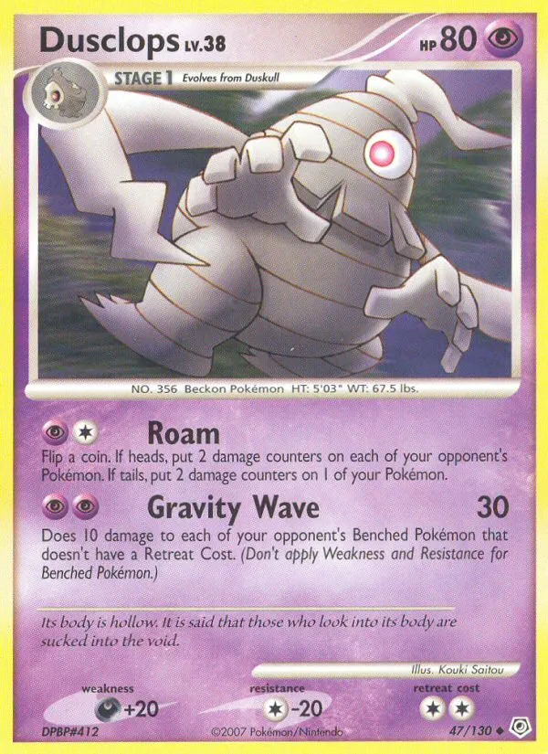 Dusclops — Diamond and Pearl — Pokémon