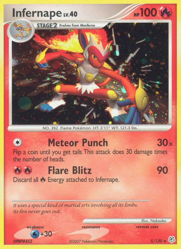 Simiabraz Lv.40 — Diamond and Pearl — Pokémon