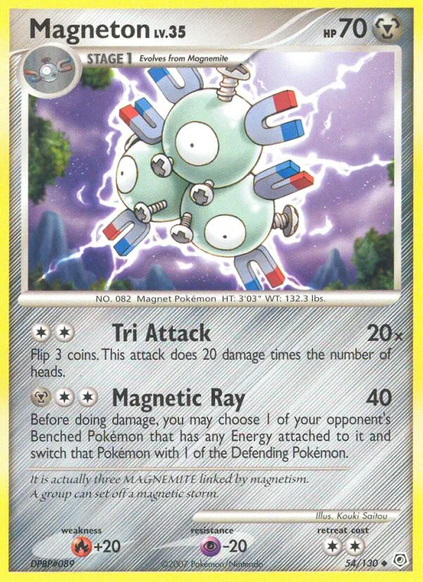 Magneton Lv.35 — Diamond and Pearl — Pokemon