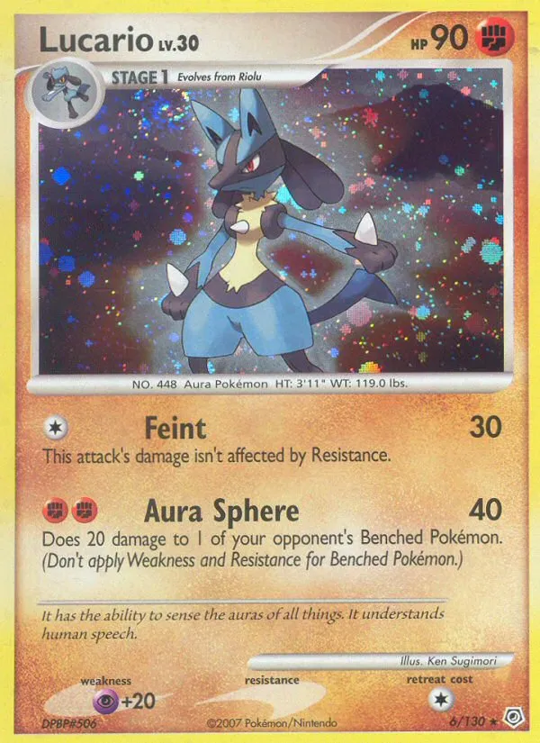 Lucario — Diamond and Pearl — Pokémon