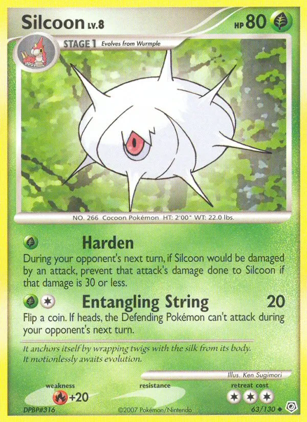 Silcoon — Diamond and Pearl — Pokémon