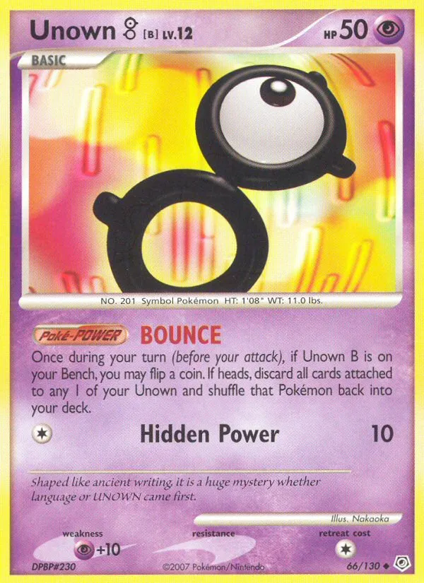 Unown — Diamond and Pearl — Pokémon