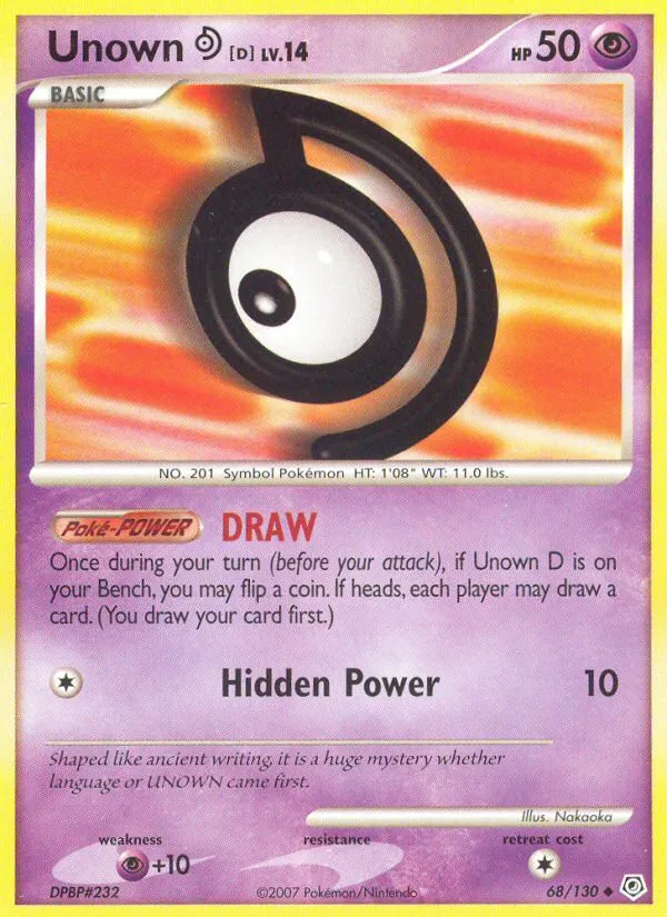 Unown — Diamond and Pearl — Pokémon