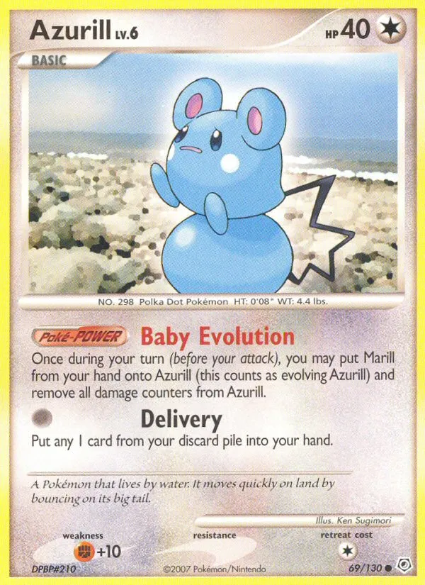 Azurill Lv.6 — Diamond and Pearl — Pokemon