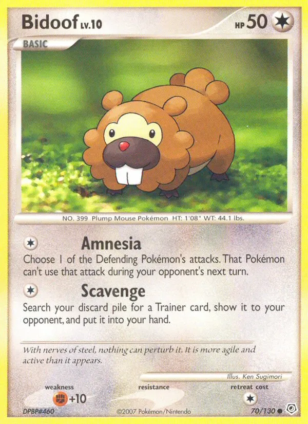 Bidoof — Diamond and Pearl — Pokemon