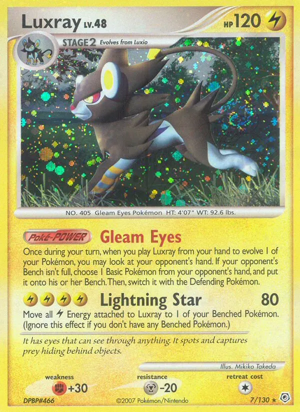 Luxray — Diamond and Pearl — Pokémon