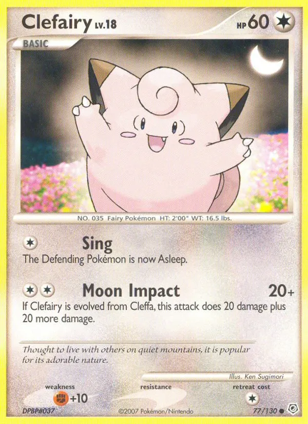 Melofée Lv.18 — Diamond and Pearl — Pokémon