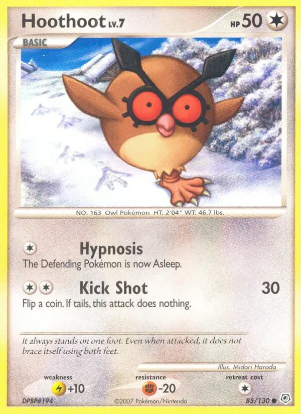 Hoothoot — Diamond and Pearl — Pokémon