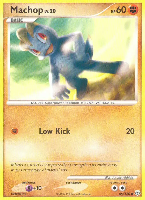 Machop — Diamond and Pearl — Pokémon